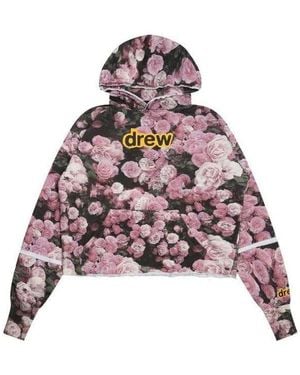 Drew House Secret Deconstructed Hoodie 'Roses' - Purple