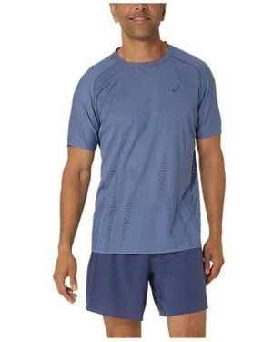 Asics Metarun Running T-Shirt 'Denim' - Blue