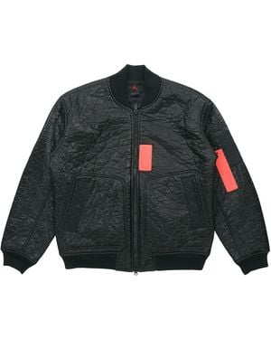 Nike 23 Engineered Ma-1 Basketball Embroidered Logo Baseball Jacket - Green