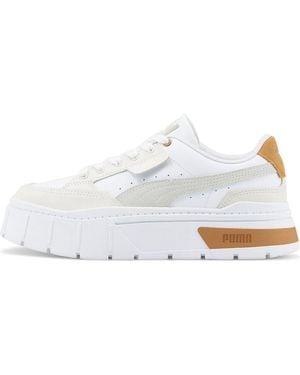 PUMA (Wmns) Mayze Stack Luxe 'Frosted Ivory' - White