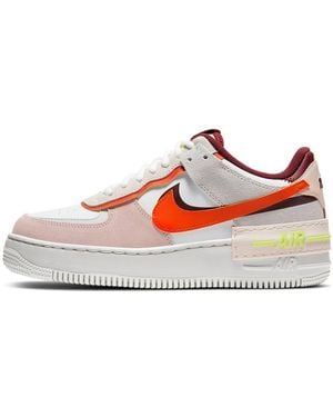 Nike (Wmns) Air Force 1 Shadow 'Team Pearl' - White