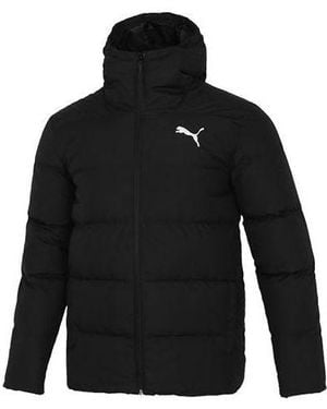 PUMA Logo Down Jacket - Black