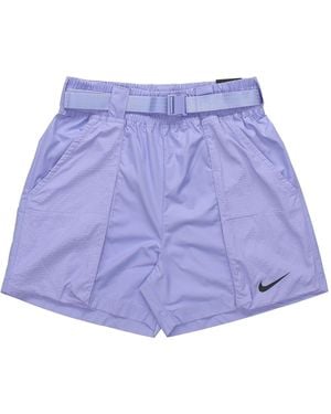 Nike (Wmns) As W Sportswear Swsh Short Wvn Light Thistle - Purple
