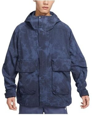 Nike Sportswear Tech Pack Woven Hooded Jacket - Blue