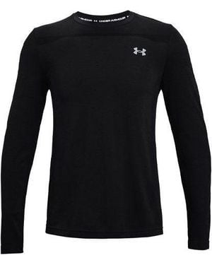 Under Armour Seamless Long Sleeve T-Shirt - Black