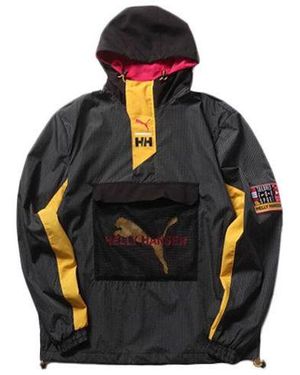 PUMA X Helly Hansen Crossover Contrasting Colours Hooded Jacket - Black