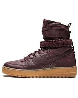 Nike Sf Air Force 1 Boot - Brown