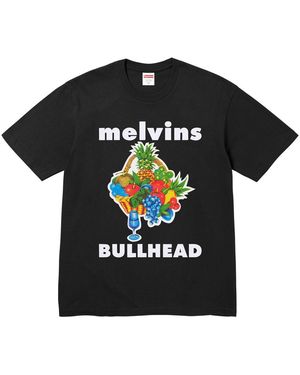 Supreme X Melvins Bullhead T-Shirt - Black