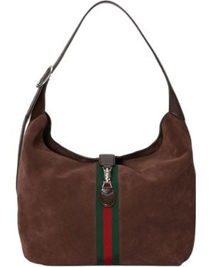 Gucci Jackie 1961 Medium Crossbody Bag - Brown