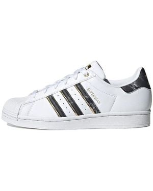 adidas (Wmns) Superstar Fringe Metallic' in Grey | Lyst UK
