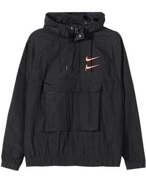 Nike Swoosh Hooded Jacket - Black