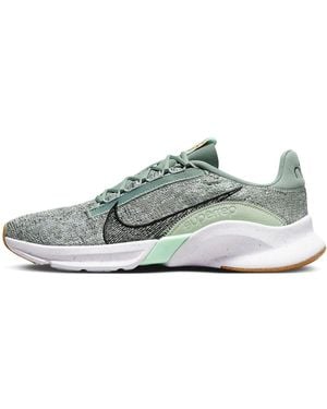 Nike Superrep Go 3 Flyknit 'Dusty Sage Gum' - White