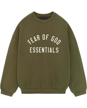 Fear Of God Fleece Crewneck 'Military' - Green