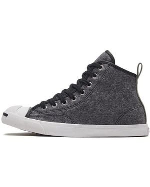 Converse (Wmns) Jack Purcell Lp High Top Trainers - Black