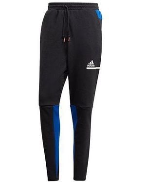 adidas Sports Casual Long Trousers Colourblock - Black