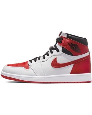 Nike Air 1 Retro High Og Shoes - Red