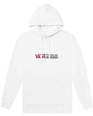 Vans Oversize Logo Printing Hoodi - White