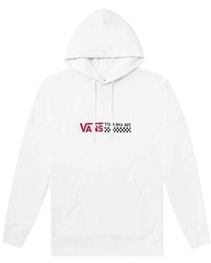Vans Oversize Logo Printing Hoodi - White