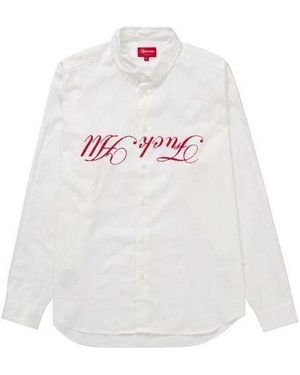 Supreme Jamie Reid Fuck All Shirt - White