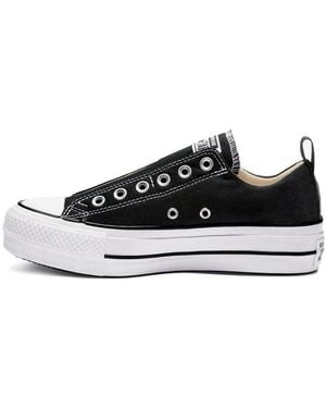 Converse (Wmns) Chuck Taylor All Star Platform Slip Thick Sole - Black