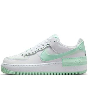 Nike (Wmns) Air Force 1 Shadow Mint Foam' - White