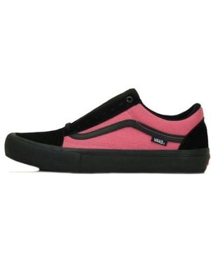 Vans Old Skool Pro 'Asymmetry Rose' - Red