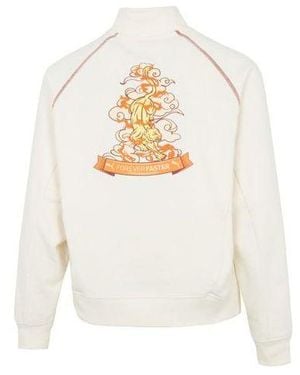 PUMA (Wmns) Das Cc Graphic Half-Zip Crew - White