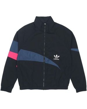 adidas Originals Zeno Track Jacket Back Logo Printing in Blue for Men Lyst UK