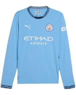 PUMA Manchester City 24/25 Home Long Sleeve Jersey - Blue