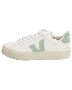 Veja Campo Campo Lace-Up Matcha' - White