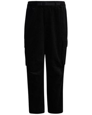 adidas Ub Pnt Cdr Sports Cargo Pocket Corduroy Long Trousers - Black
