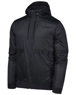 Nike Lebron Fleece Stay Warm Breathable Hooded Track Jacket - Black