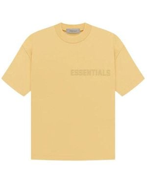 Fear Of God Ss23 Logo Tee 'Light Tuscan' - Yellow