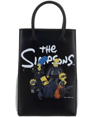 Balenciaga X The Simpsons Mini Shopping Bag - Black