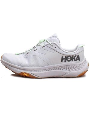 Hoka One One Transport 'Harbor Mist Lime Glow' - White