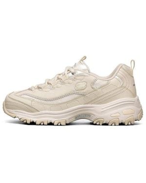 Skechers (Wmns) D'Lites 1.0 Low Sneaker Gs - White