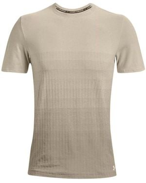 Under Armour Seamless Lux Short Sleeve T-Shirt - Grey