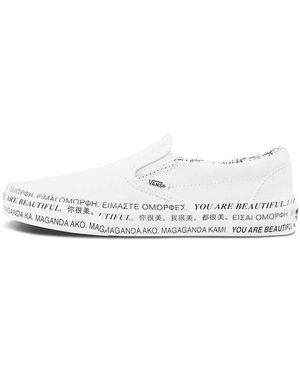Vans X We Are Beautiful Classic Slip-On - White