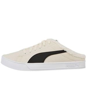PUMA Bari Mule Sherpa - White