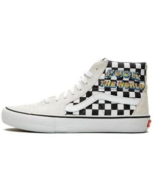 Vans Supreme X Sk8-Hi 'Fuck The World - Black