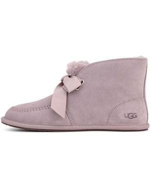 UGG (Wmns) Kallen Lace Lacing Fleece Lined - Purple