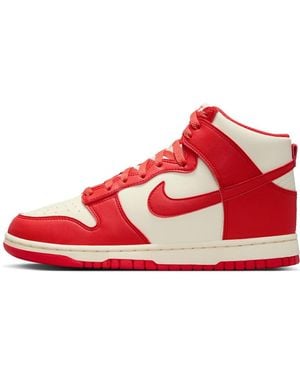 Nike (Wmns) Dunk High Next Nature 'Coconut Milk Light Crimson' - Red