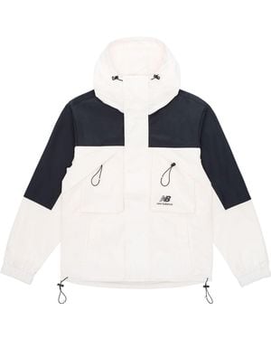 New Balance Multiple Pockets Casual Sports Breathable Woven Jacket - Blue