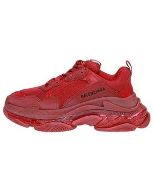 Balenciaga (Wmns) Triple S 'Burgundy' - Red