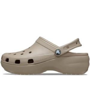 Crocs™ (Wmns) Classic Plaform Clog 'Taupe' - Brown