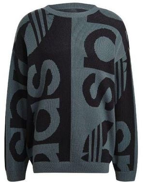 adidas Originals Fshn Knit Crew Sweatshirt - Black