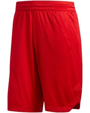 adidas Rose Short Training Gym Sports Basketball Shorts - Red
