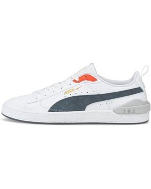 PUMA Suede Bloc Dark Slate' - White