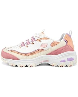 Skechers (Wmns) D'Lites 1.0 'Cream Coral' - Pink