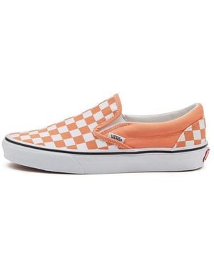 Vans Slip-On Checkerboard Slip-On Trainers - Pink